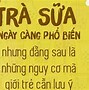 1 Cốc Trà Sữa Bao Nhiêu Calories