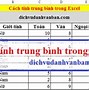 Cách Tính Điểm Trung Bình Ueh