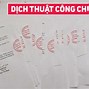 Phí Dịch Thuật Công Chứng